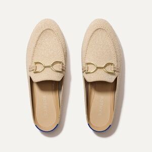 Rothy's The Double Bit Loafer Mule - Bunny Bouclé Size 9.5